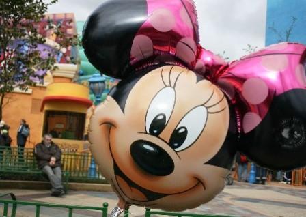 Ballon Minnie Mouse in Walt Disney Studios