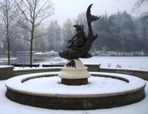 De bevroren Wensbron - Foto: Efteling