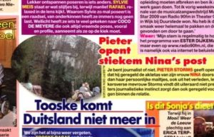 Een Efteling-foto op een verkeerde plaats in Weekblad Privé