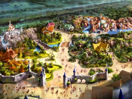 Het nieuwe Fantasyland in het Magic Kingdom - Illustratie: (c) Disney