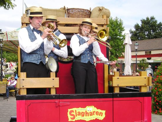 Orkestje in Attractiepark Slagharen - Foto: Lodewijk B