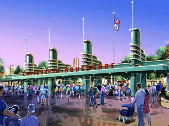 De nieuwe ingang van Disney's California Adventure - Artist Concept: (c) Disney