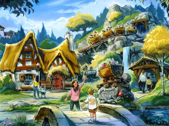 Seven Dwarfs Mine Train in Magic Kingdom - Illustratie: (c) Disney