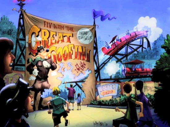 The Great Goofini in Walt Disney World - Illustratie: (c) Disney