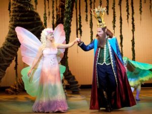 Koning Oberon en zijn vrouw Titania in de musical Droomvlucht - Foto: Roy Beusker