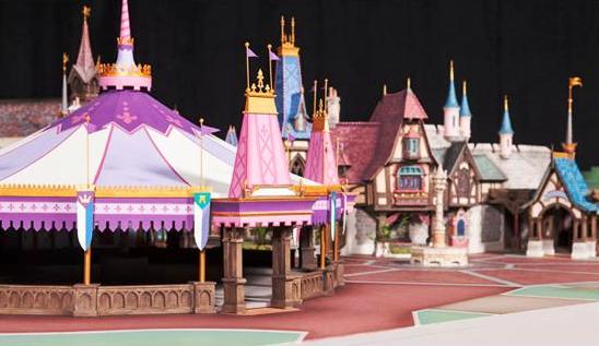 Maquette van Fantasy Faire - Foto: (c) Disney