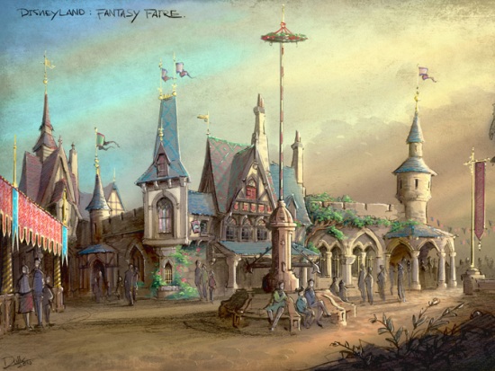 Fantasy Faire door Michel den Dulk - Illustratie: (c) Disney)