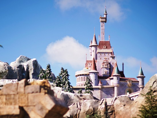 Het nieuwe kasteel van Belle en het Beest - Foto: (c) Disney, Matt Stroshane
