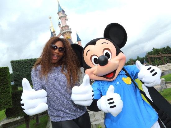 Serena Williams te gast in Disneyland Paris - Foto: (c) Disney