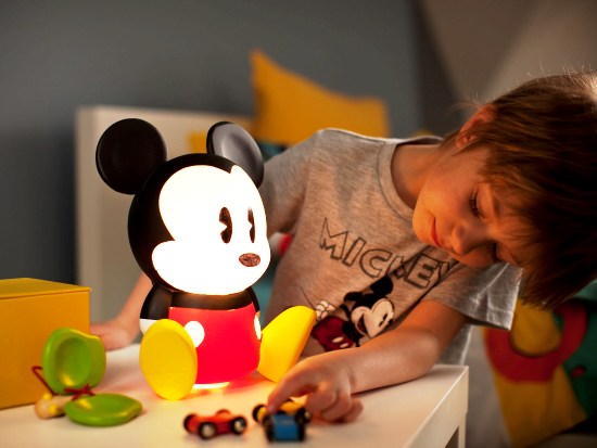 Mickey Mouse als SleepTime-verlichting, van Philips en Disney 