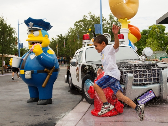 Het nieuwe Simpsons-gebied in Universal Studios Florida