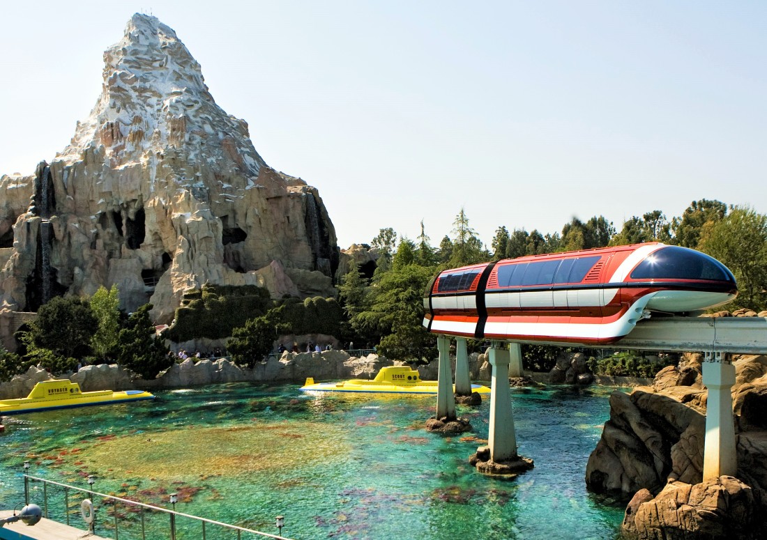 Matterhorn, Submarines en monorail in Disneyland - Foto: Disney / Paul Hiffmeyer