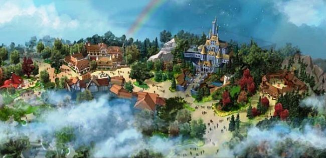 Beauty and the Beast themagebied in Tokyo Disneyland - Beeld: © Disney