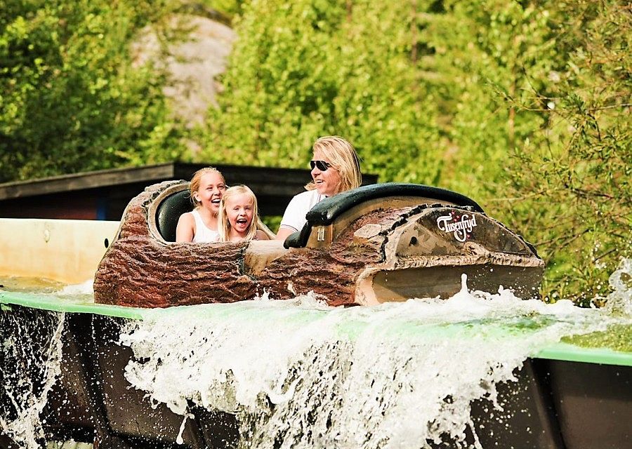 Wildwaterbaan Tømmerstupet in Tusenfryd