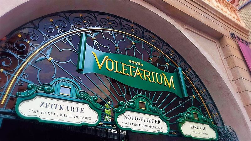 Entree van Voletarium in Europa-Park