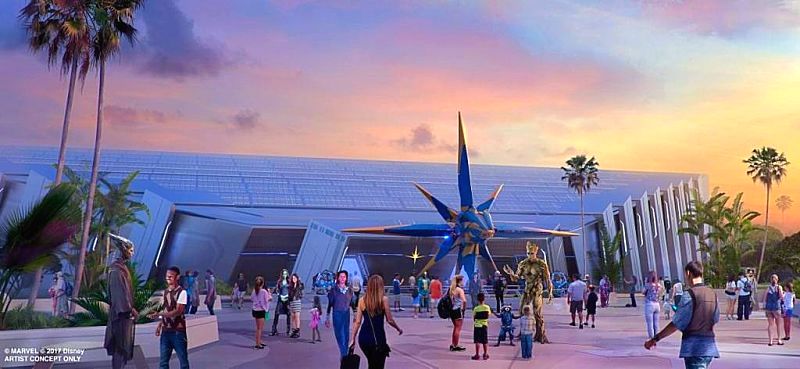 Guardians of the Galaxy in Epcot - Beeld: © Disney / Marvel