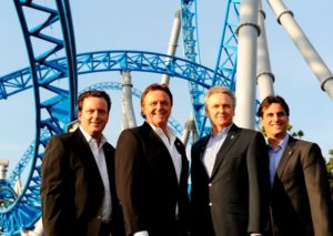 Michael, Roland, Jürgen en Thomas Mack (v.l.n.r.), eigenaren en directeuren van Europa-Park