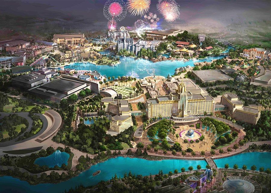 Artist Impression van Universal Studios Beijing 