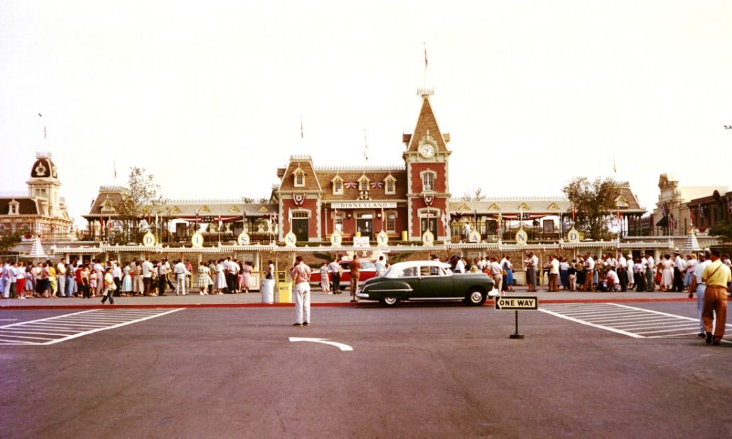 Disneyland op 17 juli 1955