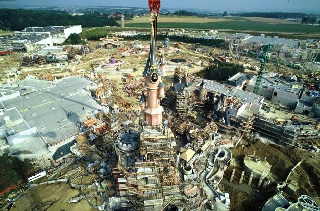 De bouw van het Euro Disneyland - Foto: (c) Disney