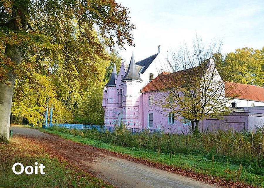 Het roze kasteel van Het Land van Ooit - Foto: Ad van Kessel
