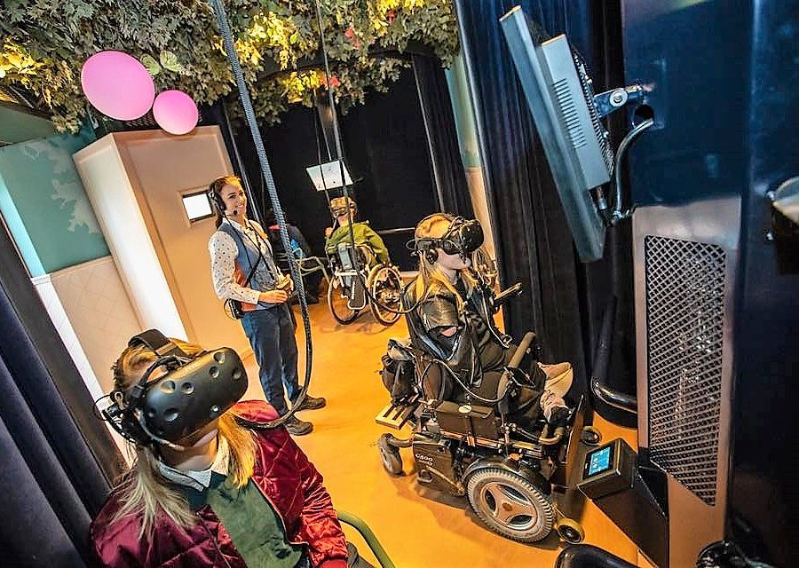 Virtuele Droomvlucht voor fysiek gehandicapten in de Efteling